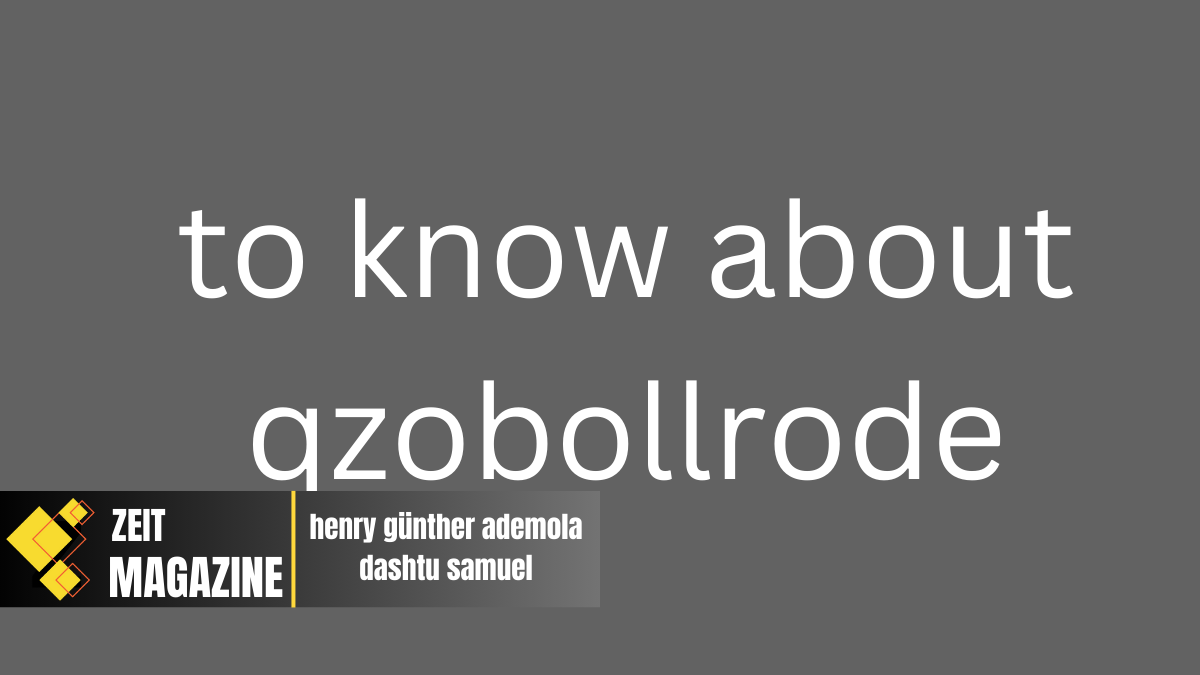 to know about qzobollrode